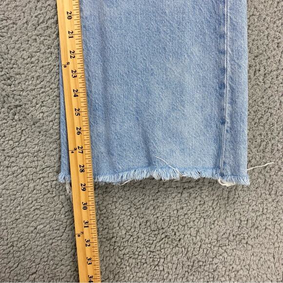 American Eagle AE Highest Rise 90's Flare Raw Hem Jean - Size: 14 Regular - Picture 10 of 14